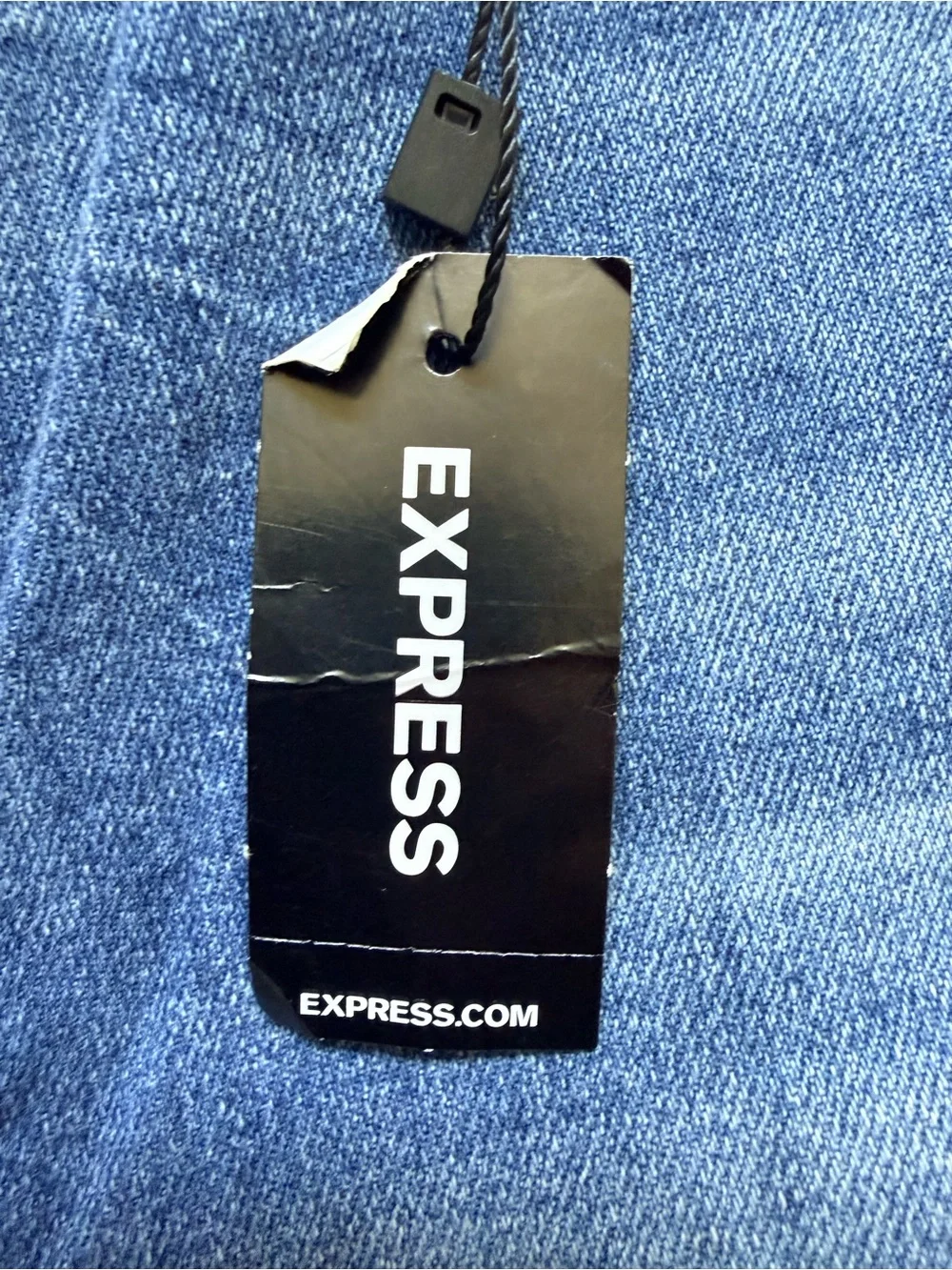 NWT Express Mens Stretch Skinny Jeans Size 36/30 (37 X 28) Distressed New